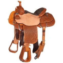 Nrs Pro Series 7/8 Breed Oak And Acorn Waffle Team Roper