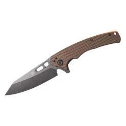 Justin Boots Shop 24 ABKT Ignite Ball Bearing Folder Knife - Tan AB065T