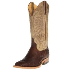 Justin Boots Shop 17 Anderson Bean Men's Sienna Full Quill Bone Mad Cowboy Boot