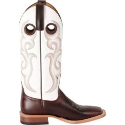 Anderson Bean Horse Power Chocolate Horse-13in. White Glove Top Cowboy Boots -Justin Boots Shop HP1022Y right